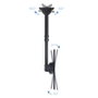 TooQ LPCE1170TSLI-B Soporte de Techo Giratorio, Inclinable y Nivelable para TV de 37 a 70 Pulgadas, Hasta 50 kg